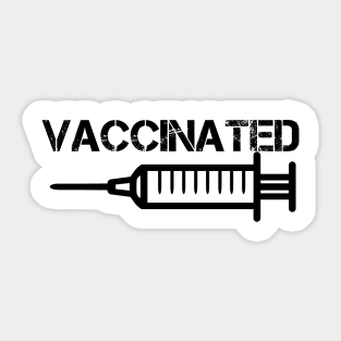 Vaccinated Sticker